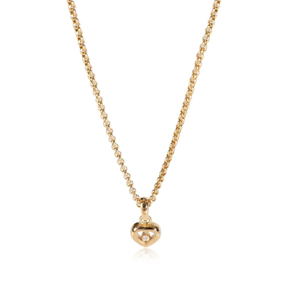 Chopard Happy Diamonds Diamond Pendant in 18k Yellow Gold 0.05 CTW